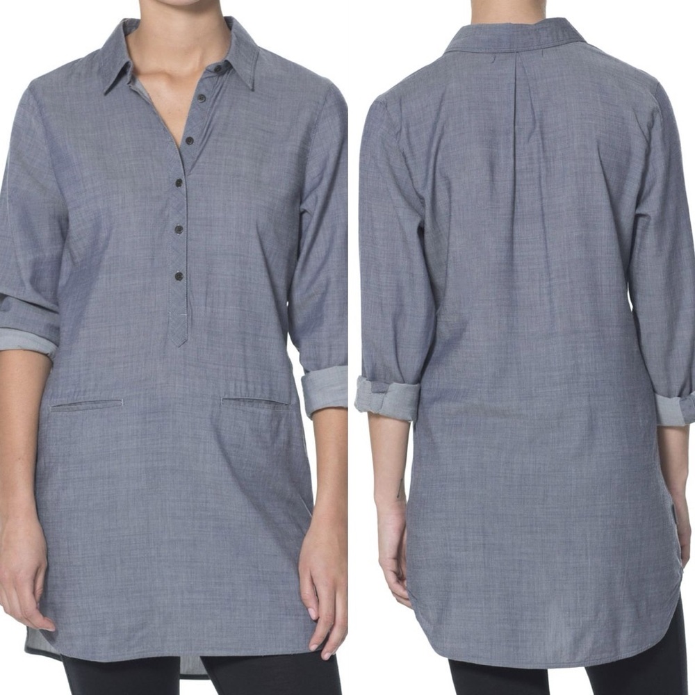 Icebreaker Women's Cool-Lite™ Kala Shirt Dress in Gray - Picture 9 of 9